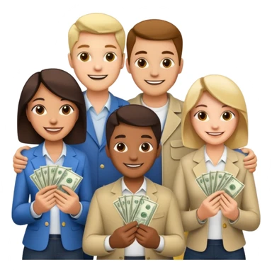 group making money sticker