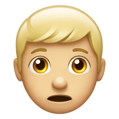 confused face with loading circle sticker