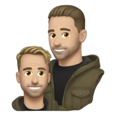 Travis Scott and squeezie sticker