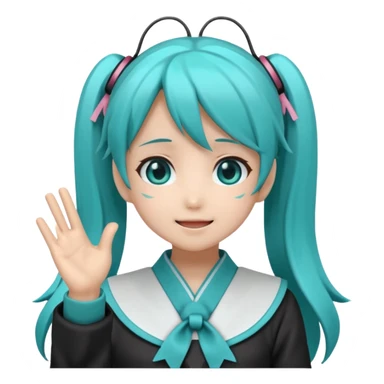Hatsune Miku Clapping sticker