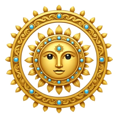 Buddhist dharmachakra sticker