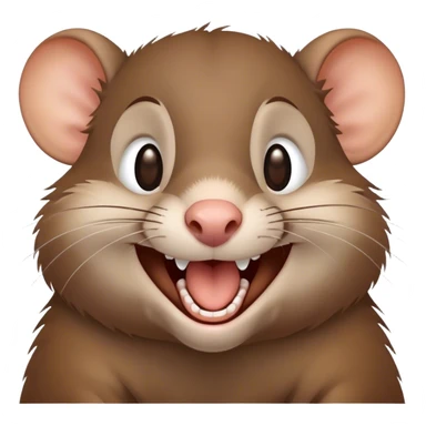 Laughing rat sticker