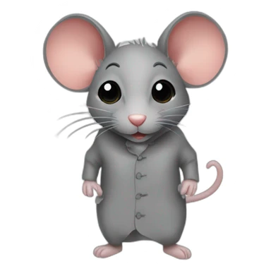 Rat chemise sticker