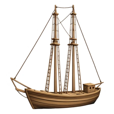 a boat mast without boat sticker