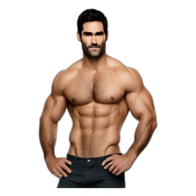 Muscled tyler hoechlin barefoot sticker