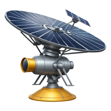 military space satellite sticker
