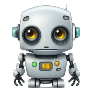Finicial analyzer robot sticker