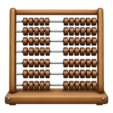 ancient abacus sticker