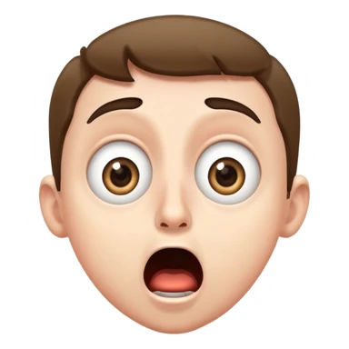 Very very surprised guy sticker