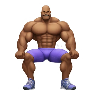 bodybuilder REST sticker