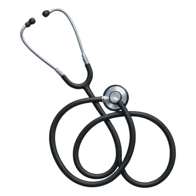Stethoscope cartoon sticker