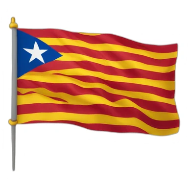Catalonia flag sticker