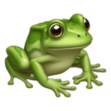 Une grenouille venimeuses qui cri sticker