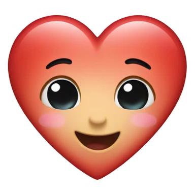 Cute love heart  sticker