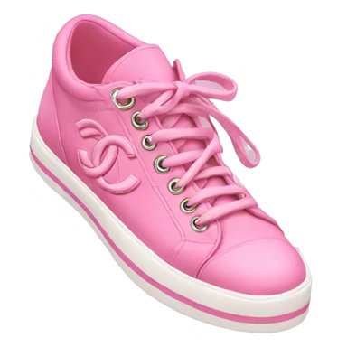 Pink Chanel sneakers sticker