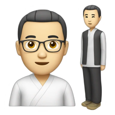 Chinese sensei sticker