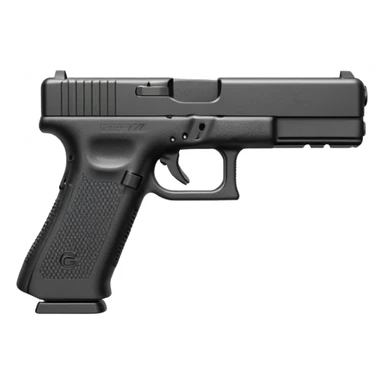 Glock 17 with an extended magazine sticker