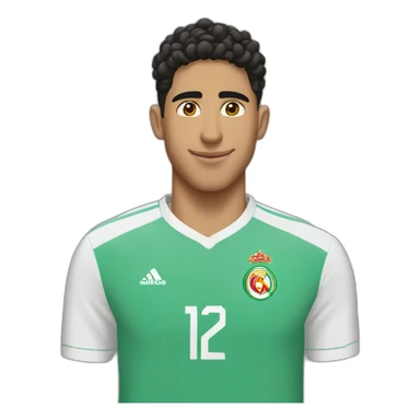 Achraf hakimi morroco sticker