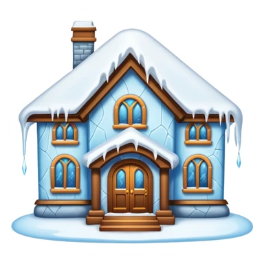 frozen house sticker