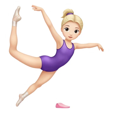 Girl ginastyc sticker