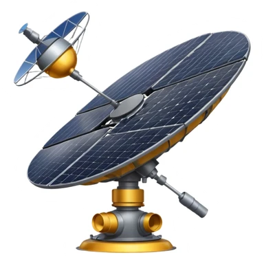 communication satellite sticker