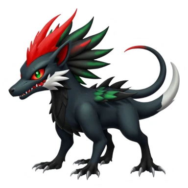 Silvally-Nargacuga-Venom-fusion sticker