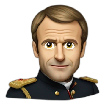 Emmanuel Macron empereur sticker