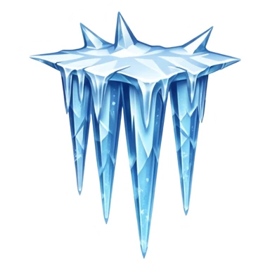 Icicles and Frozen Snow sticker