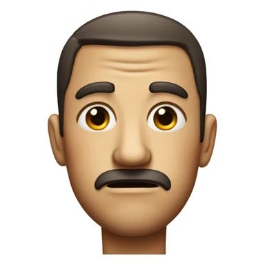 Side eye annoyed face  sticker