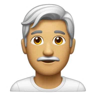 HOMBRE QUE SU CARA REFLEJE PREGUNTAS sticker