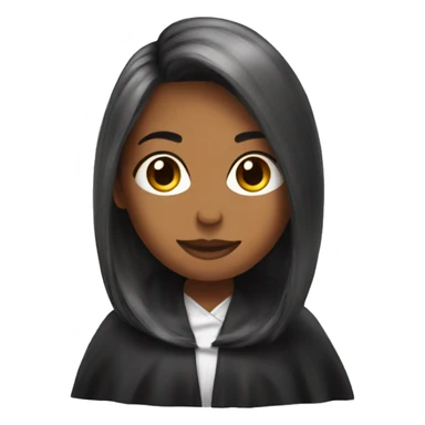 Hair dresser cape sticker