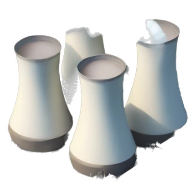 power station photorealistic serious sticker