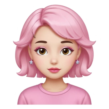  Soft Girl
Origin: TikTok/Western

Key Features: Pastel blush, gloss or tinted balm, fluffy brows, shimmery lids, small hair clips or pigtails.

Vibe: Playful, sweet, pastel-saturated cuteness — very Y2K meets kawaii.

Signature Trick: Emphasizes youthful, doll-like features with lots of pink. sticker