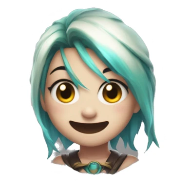 Jinx from league of legends  sticker