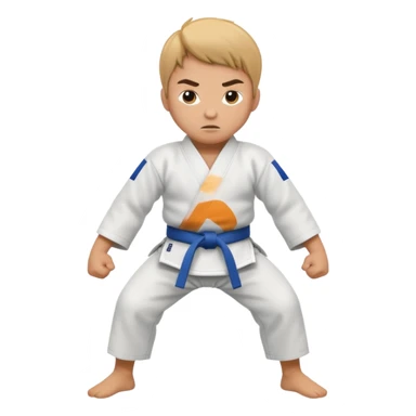 Judo walka sticker