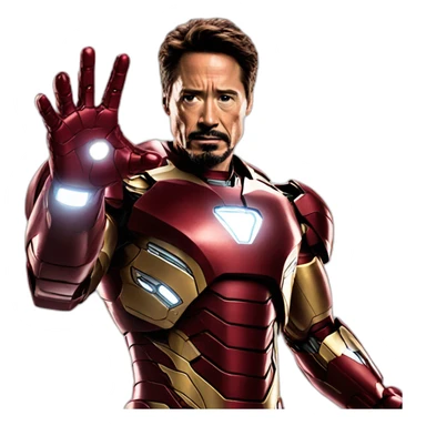 endgame iron man snap his fingers sticker