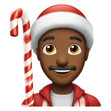 Candycane sticker