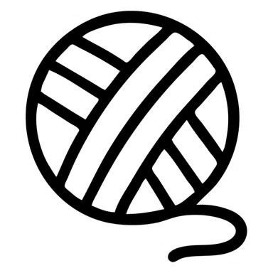 клубок минимализм sticker