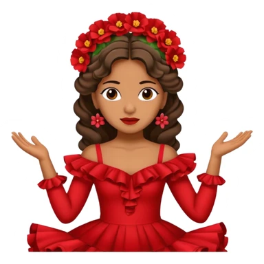 Flamenco dancer sticker
