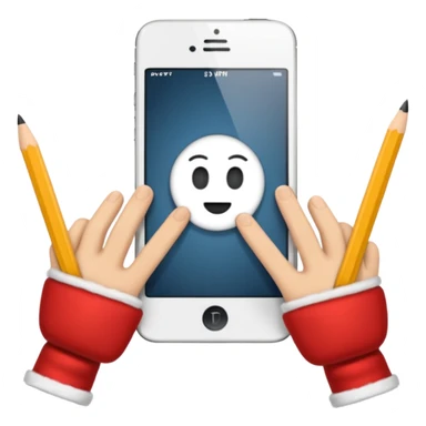 Écrire JUL avec deux mains collés  sticker