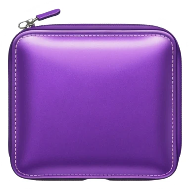 glitter purple wallet sticker