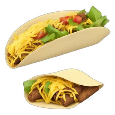 Taco de res sticker