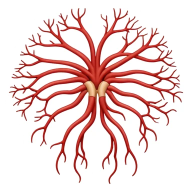 Anatomy circle of willis sticker