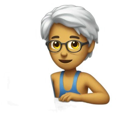 hard working in laptop Sweat sticker