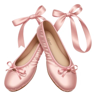 pastel pink ballet shoes sticker