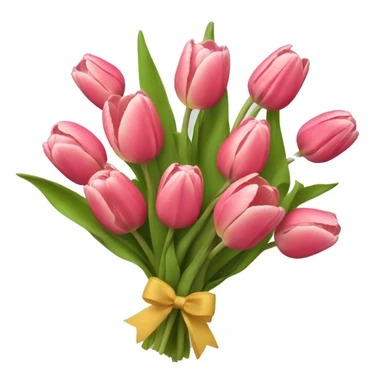 tulip bouquet  sticker