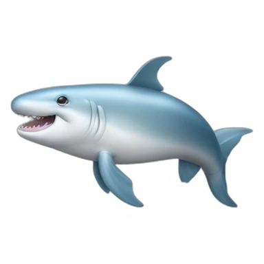 Beluga sturgeon fish in jeans sticker
