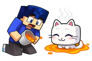 Extract the character from the background, including the clothes and accessories they are wearing, and place on a transparent background. Keep the original style and appearance exactly the same. sticker