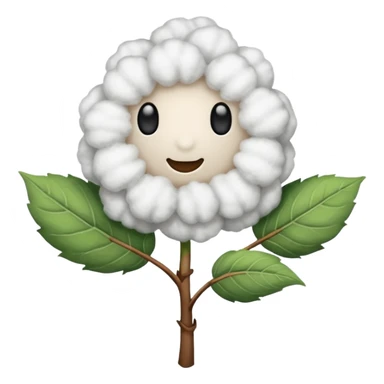 Cotton plant sticker