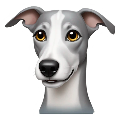 Grey whippet sticker